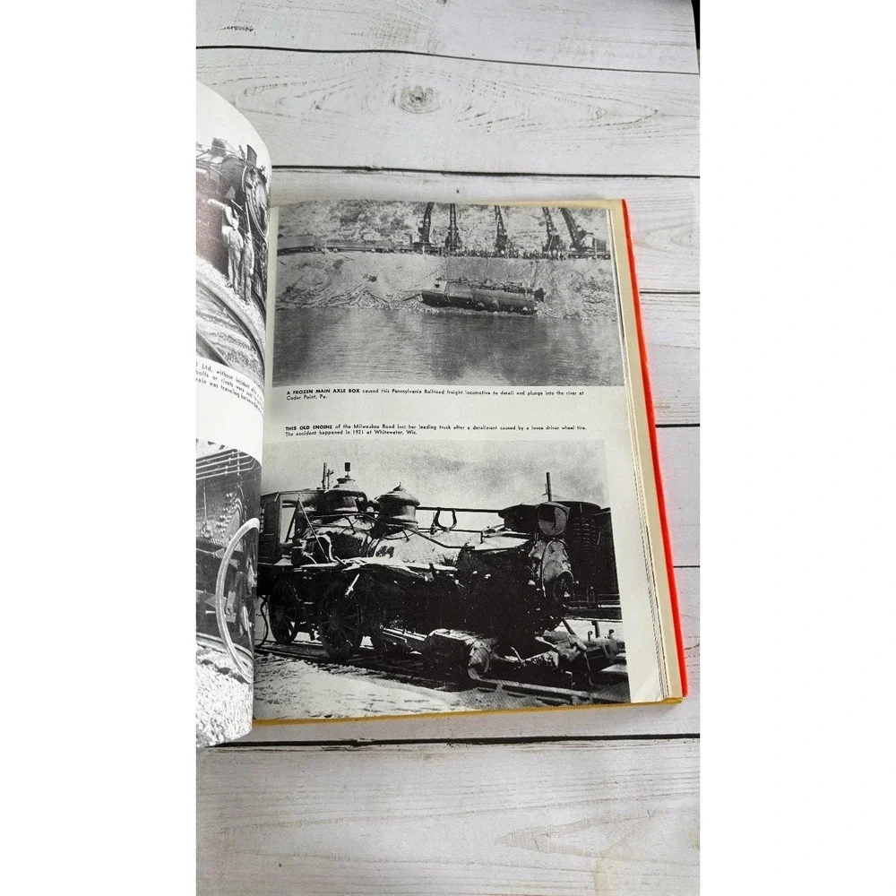 TRAIN WRECKS Robert C. Reed 1968 Pictorial History Railroad Accidents Bonanza